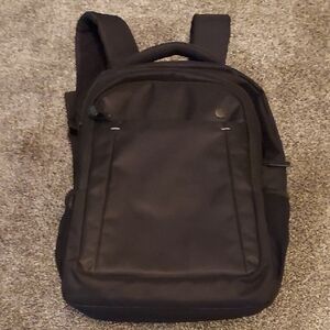 NWOT, Hewlett Packard Black Minimalist Backpack with Padded Straps